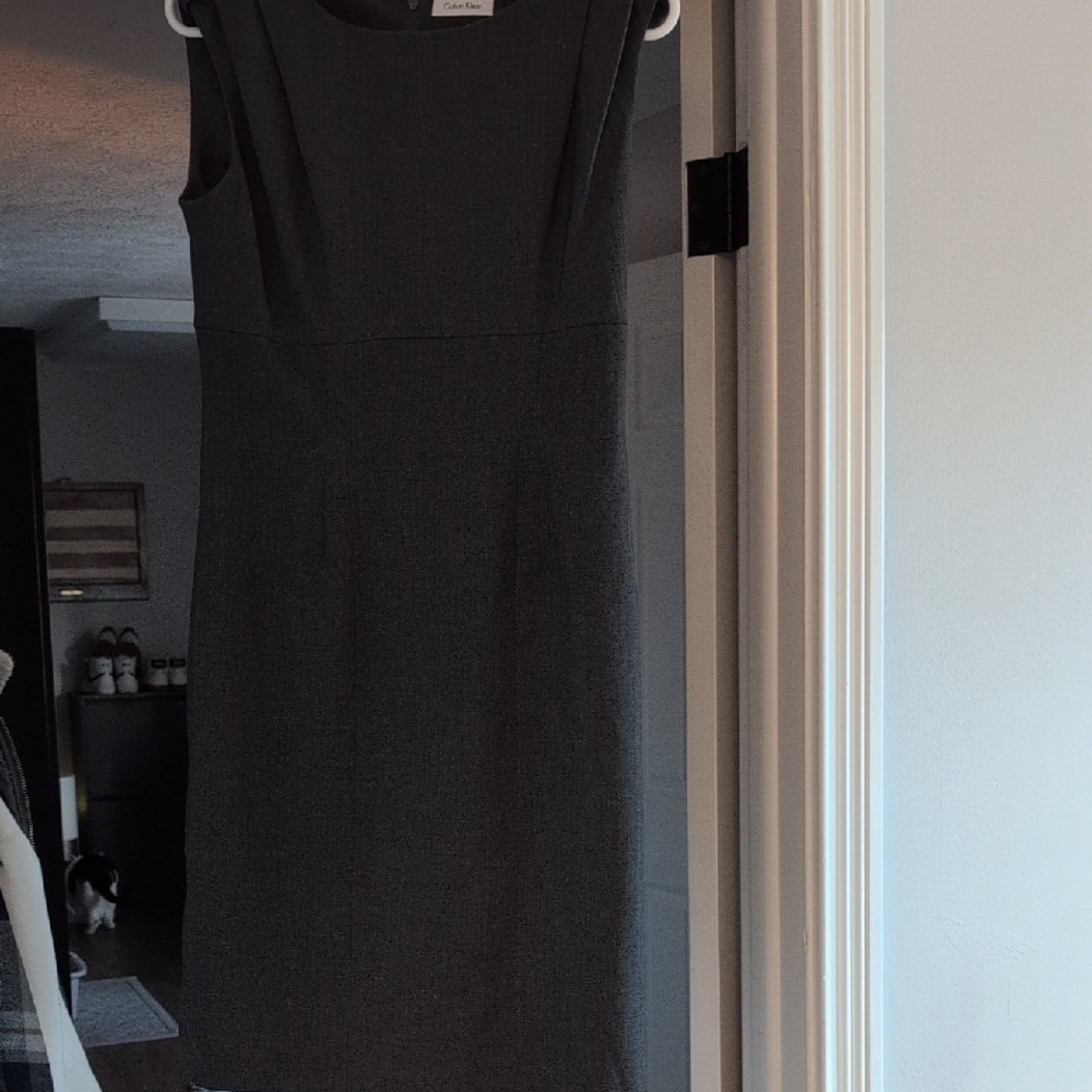 Calvin Klein Charcoal Mini Dress